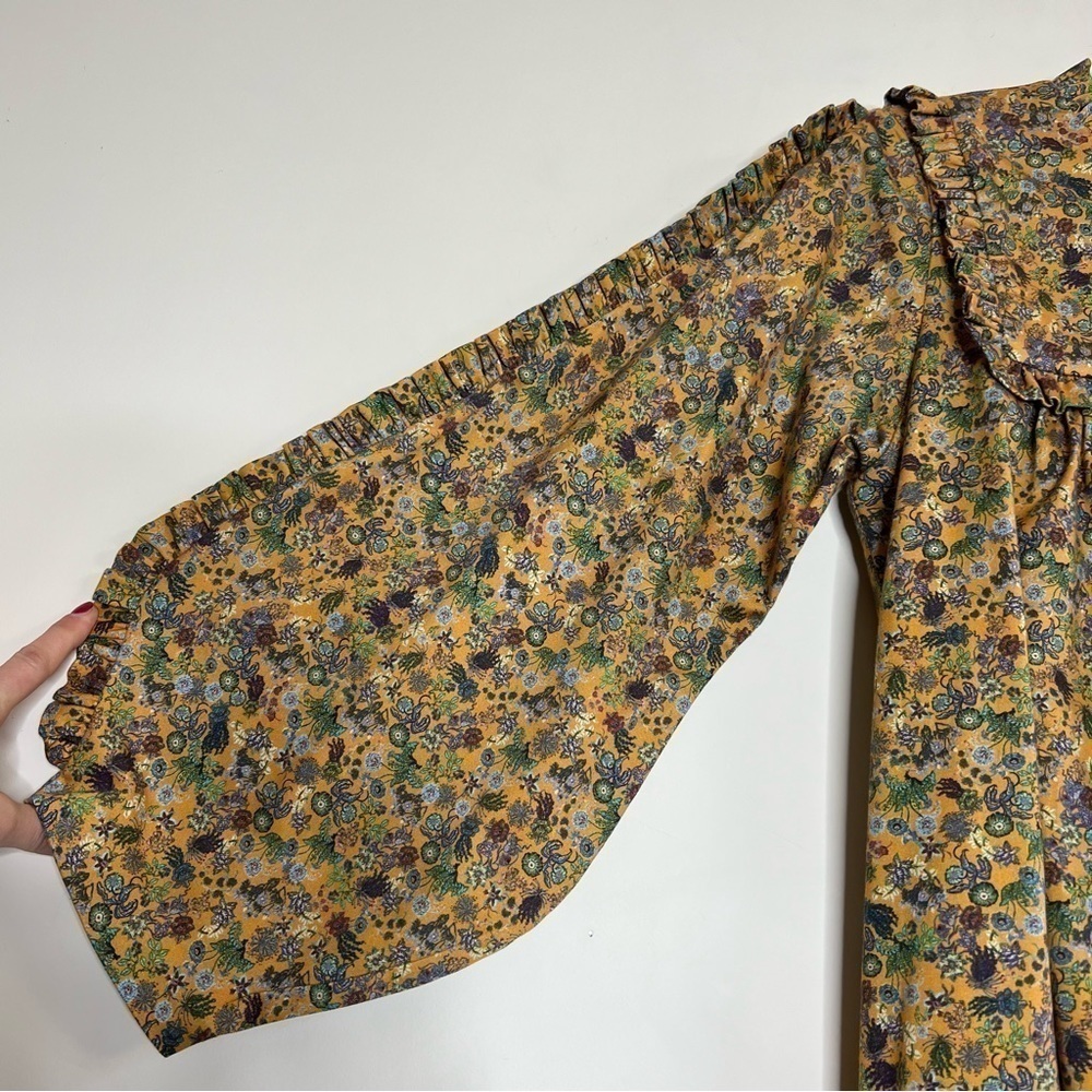 Kika Vargas Hertha Dress in Yellow Floral - Picture 9 of 16